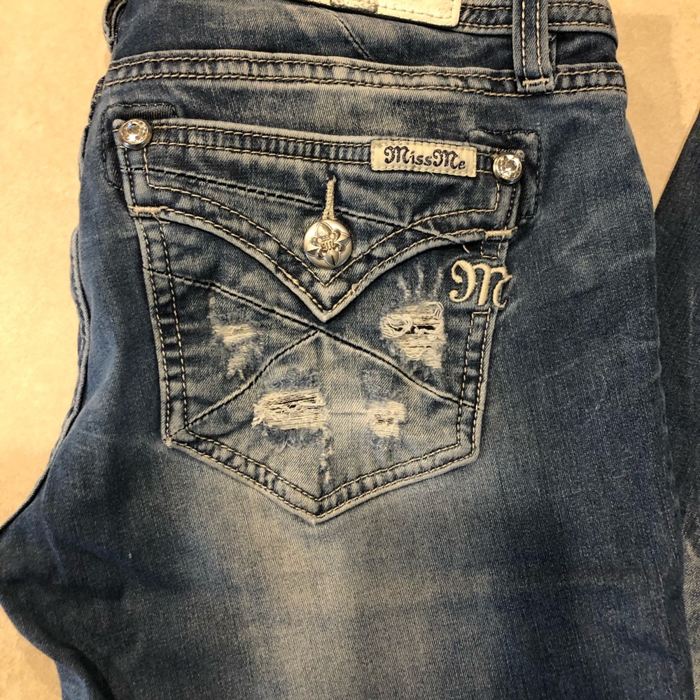 Miss Me Signature Boot Denim - Size 28